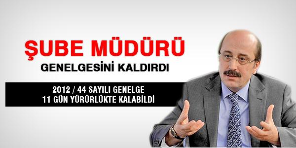 MEB, Şube müdürlüğü genelgesini kaldırdı