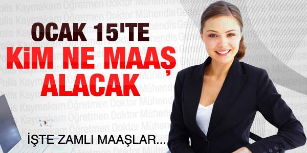 İşte zamlı yeni memur maaşları