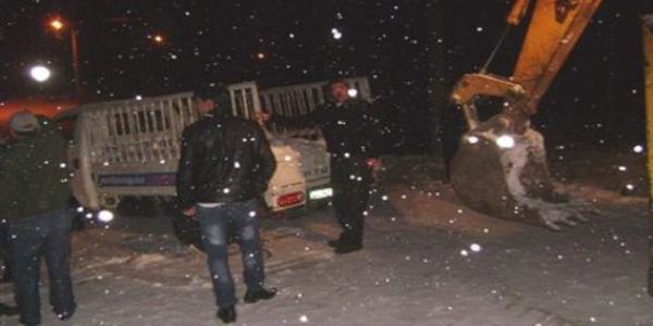 Doanehir'de kar kazalara neden oldu