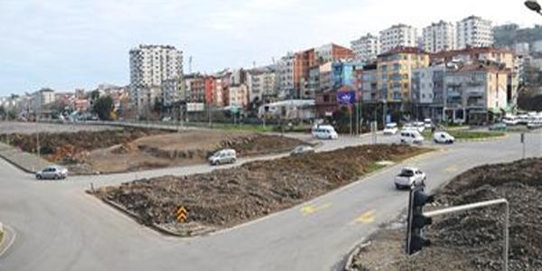 Ayasofya Kavşağı'nda çalışmalar son sürat