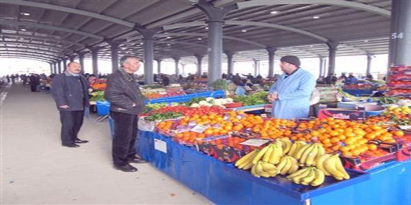 Kuzeykent kapalı pazaryerinde zabıta tedbirleri