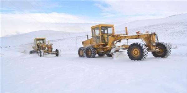 Kayseri'de 93 köy yolu ulaşıma kapandı