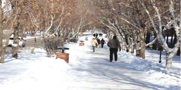 Erzurum'da en yüksek sıcaklık : Eksi 19