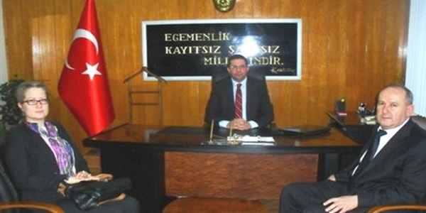 Kırklareli İl Sağlık Müdürü Bozkır'dan Kaymakam Özderin'e ziyaret