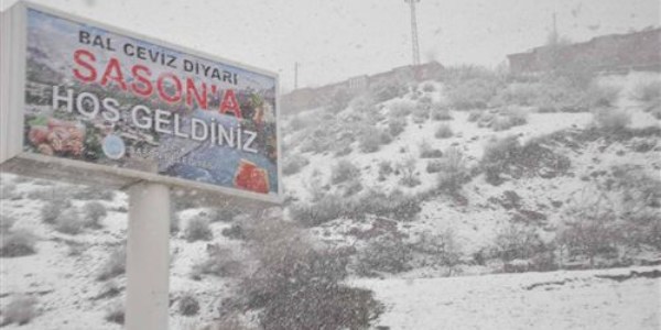 Sason'a yeni tabela