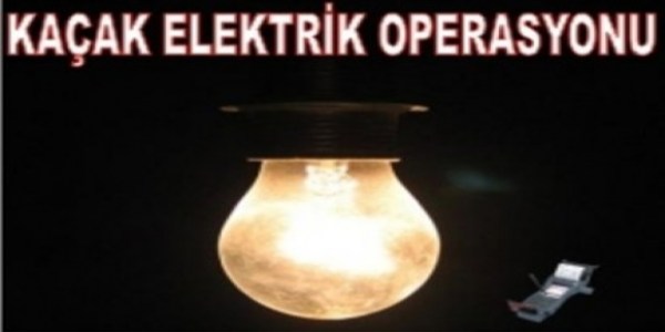 Şanlıurfa'da kaçak eletirik kullanımına 6 gözaltı