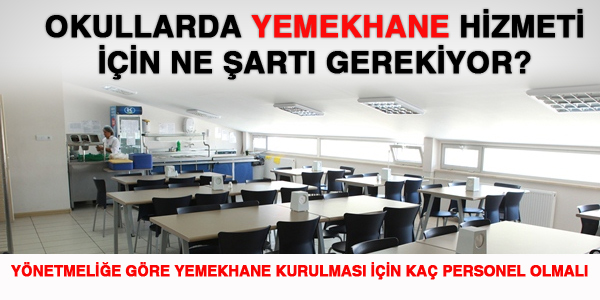 Yemek hizmetinde 50 sınırı