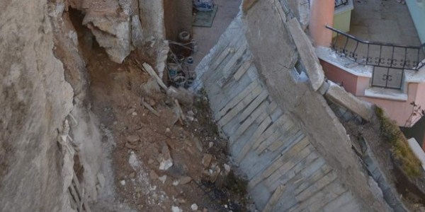 Niğde'de toprak kayması