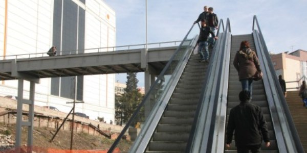 Yürüyen merdivenlere tepki