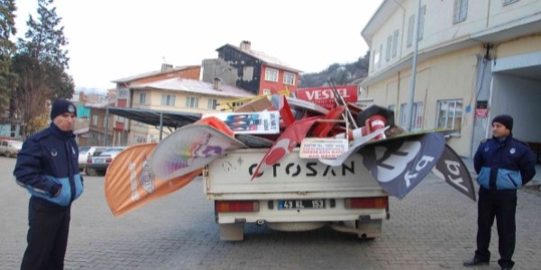 Kaldırım işgaline son