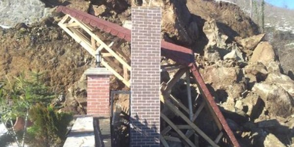 Ordu'da heyelan korkuttu