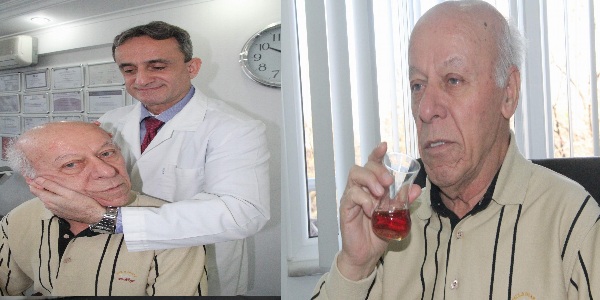 80 yaşında bıçak altına yatmadan fıtıktan kurtuldu