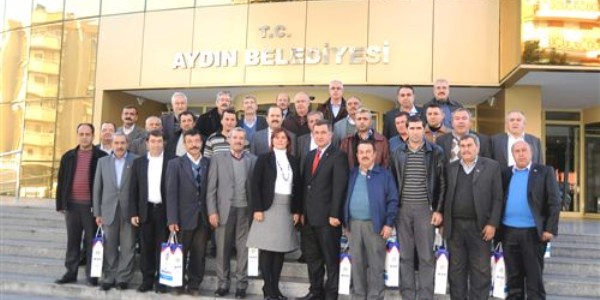 Köy muhtarlarından Çerçioğlu'na ziyaret