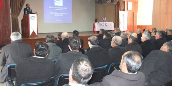 Sarıkamış'ta sosyal güvenlik semineri