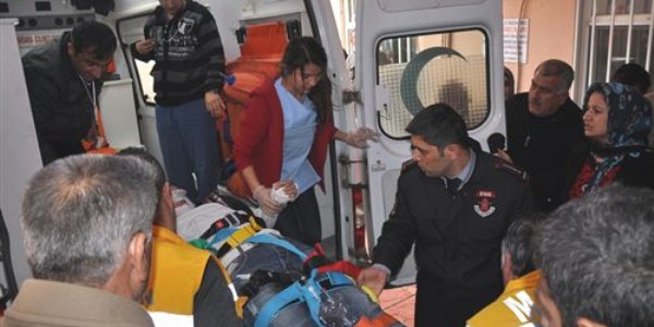 Nusaybin'de trafik kazası: 2 yaralı