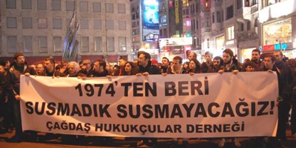 Taksim'de Dhkp-C operasyonuna protesto