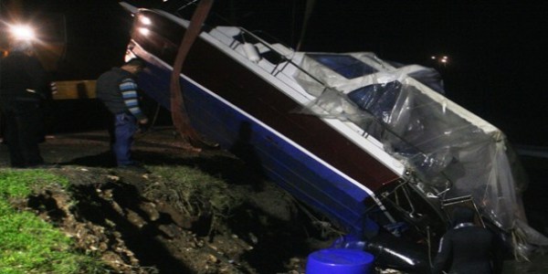 Bodrum'da 4 tekne battı