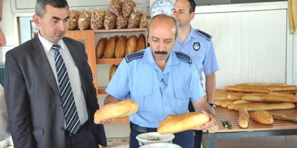 Düşük gramajlı ekmek satan fırıncılara cezai işlem uygulandı