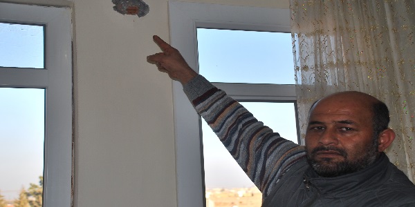 Ceylanpınar'da evlere mermiler isabet ediyor
