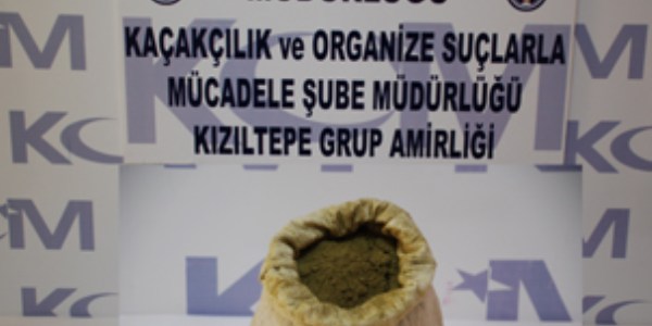 K�z�ltepe'de 29 kilo esrar ele ge�irildi
