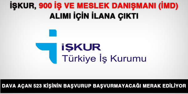 İŞKUR, 900 İMD alacak