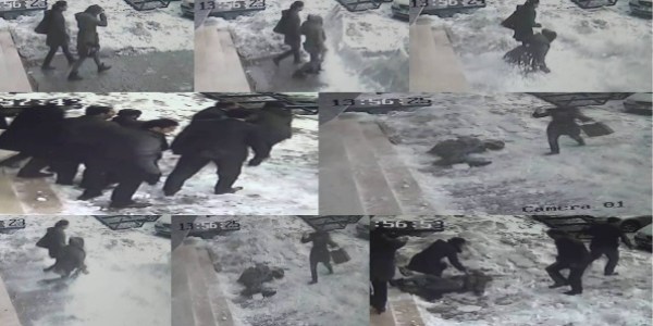 Onlarca kiloluk kar kütleleri 2 genç kızın üstüne düştü