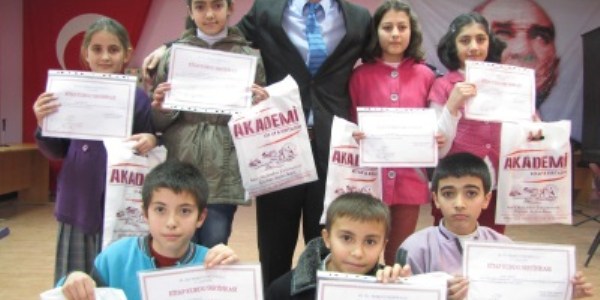 Yerk�y'de kitap okuma yar��mas� d�zenlendi