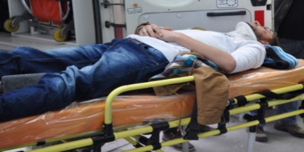 Kayak keyfi hastanede bitti