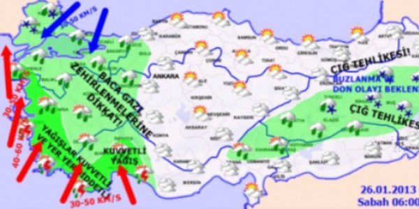 Havalar nasıl olacak?-HARİTALI