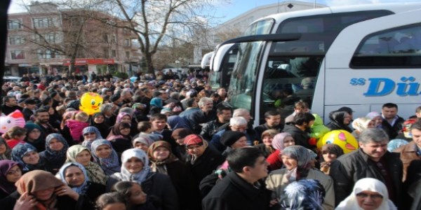 Düzce'den kutsal topraklara yolculuk