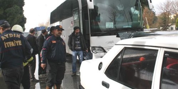 Yağışlarla birlikte kazalar da arttı