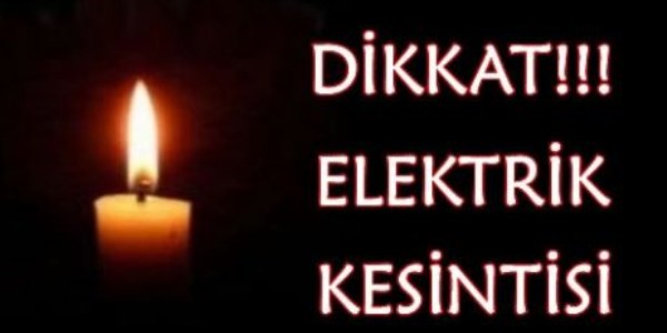 Eskişehir'de elektrik kesintisi