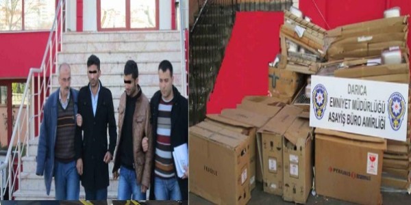 Çalıntı malzemeyı polise satmaya kalkınca yakalandılar