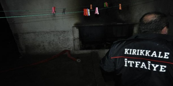 Kırıkkale'de yangın