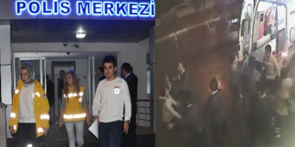 112 g�revlilerini darp ettiler