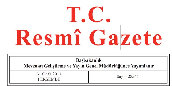 31/01/2013 tarihli atama kararları