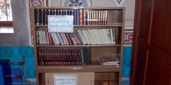 Camilerde artık kitap da okunacak