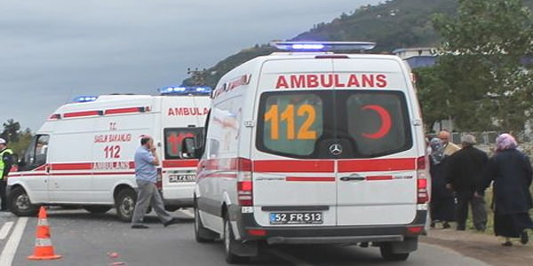 Ordu'ya 5 yeni ambulans