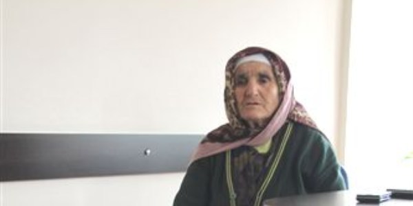 Yaşlı kadının yevmiye mücadelesi