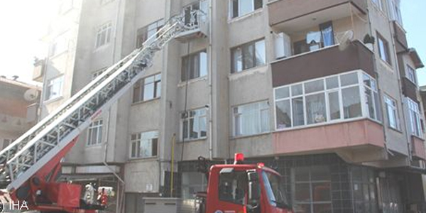 Şofbenden çıkan yangın korkuttu
