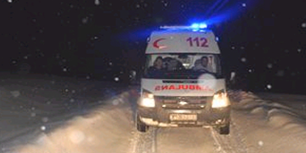 Bulanık'ta hasta kurtarma operasyonu