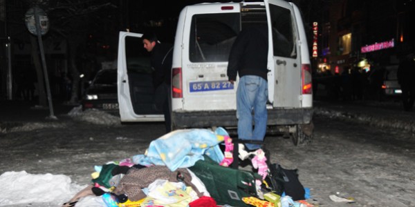 Van'da ��pheli paket alarm�