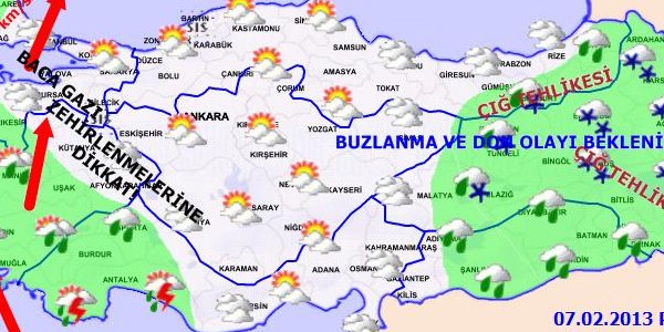 Havalar nasıl olacak? - Haritalı