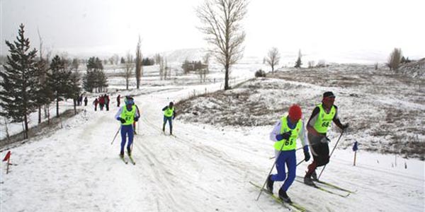 Erzurum yine kayakta bir numara