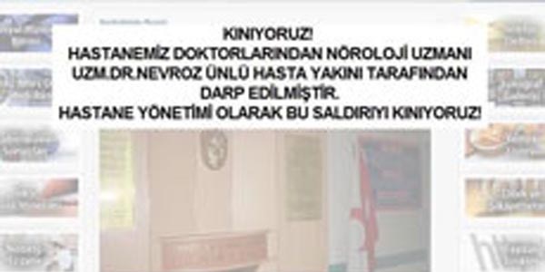 Hamile doktorun karnına tekme attı iddiası