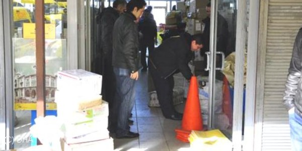 PTT Kargo'nun şubesi savaş alanı gibi