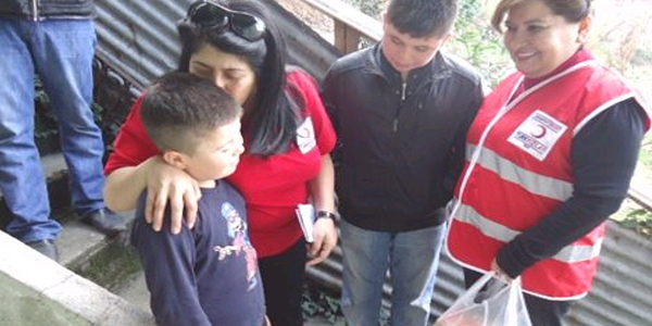 K�z�lay'dan �len madenci ailelerine yard�m