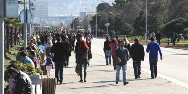 Samsun'da s�cak g�nler