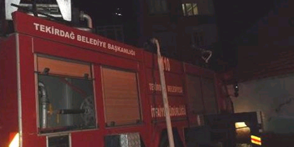 Tekirda� itfaiyesinden yang�na m�dahale