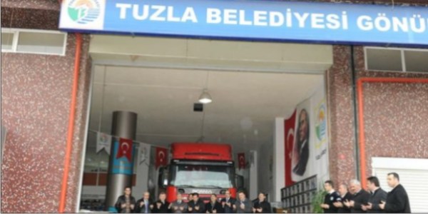 Tuzla'dan 2. yardım TIR'ı gönderildi